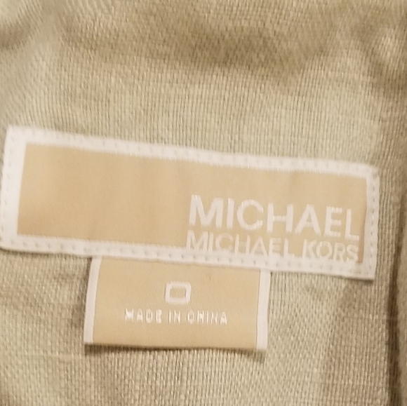 Beige, Vintage-like Light 100% Linen Jacket - Picture 8 of 9